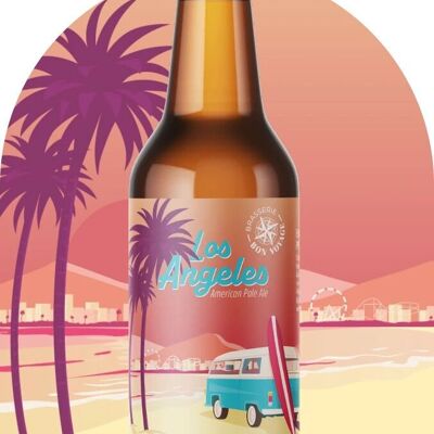 Amerikanisches Pale Ale Blondes Bier „Los Angeles“ 5% 33CL