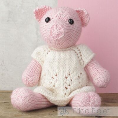 DIY Knitting Kit - Frida Pig