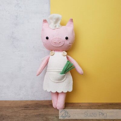 Kit de fieltro DIY - Suze Pig