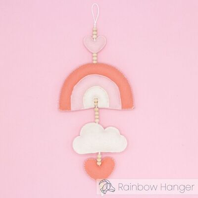 DIY Felt Kit - Rainbow Wall Hanger - Pink