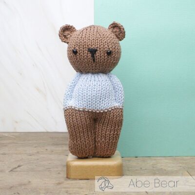 DIY Knitting Kit - Abe Bear