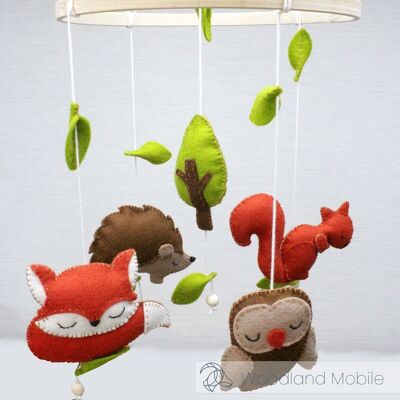 DIY Felt Kit - Forest Animals Mobile