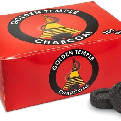 Box of 10 rolls of charcoal to burn