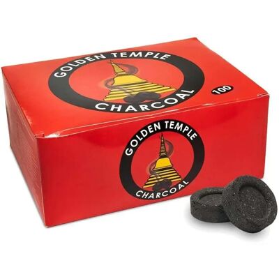 Box of 10 rolls of charcoal to burn