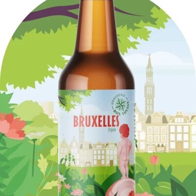 Dreifaches Bier „Brüssel“ 8% 75CL
