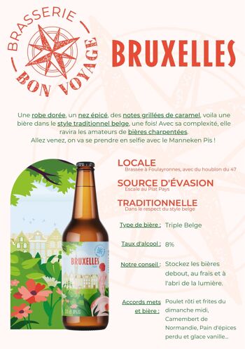 Bière Triple "Bruxelles" 8% 33CL 4