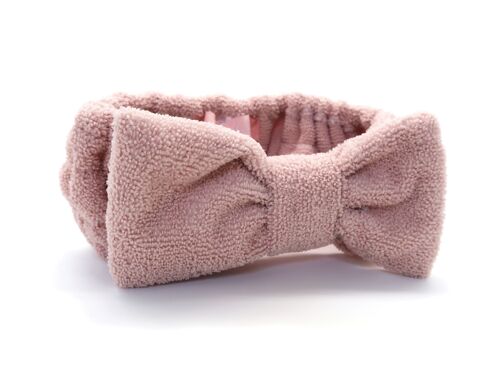 Cosmetic Bow Headband Pink