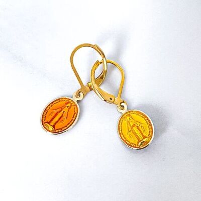 Pendientes María Amarillo