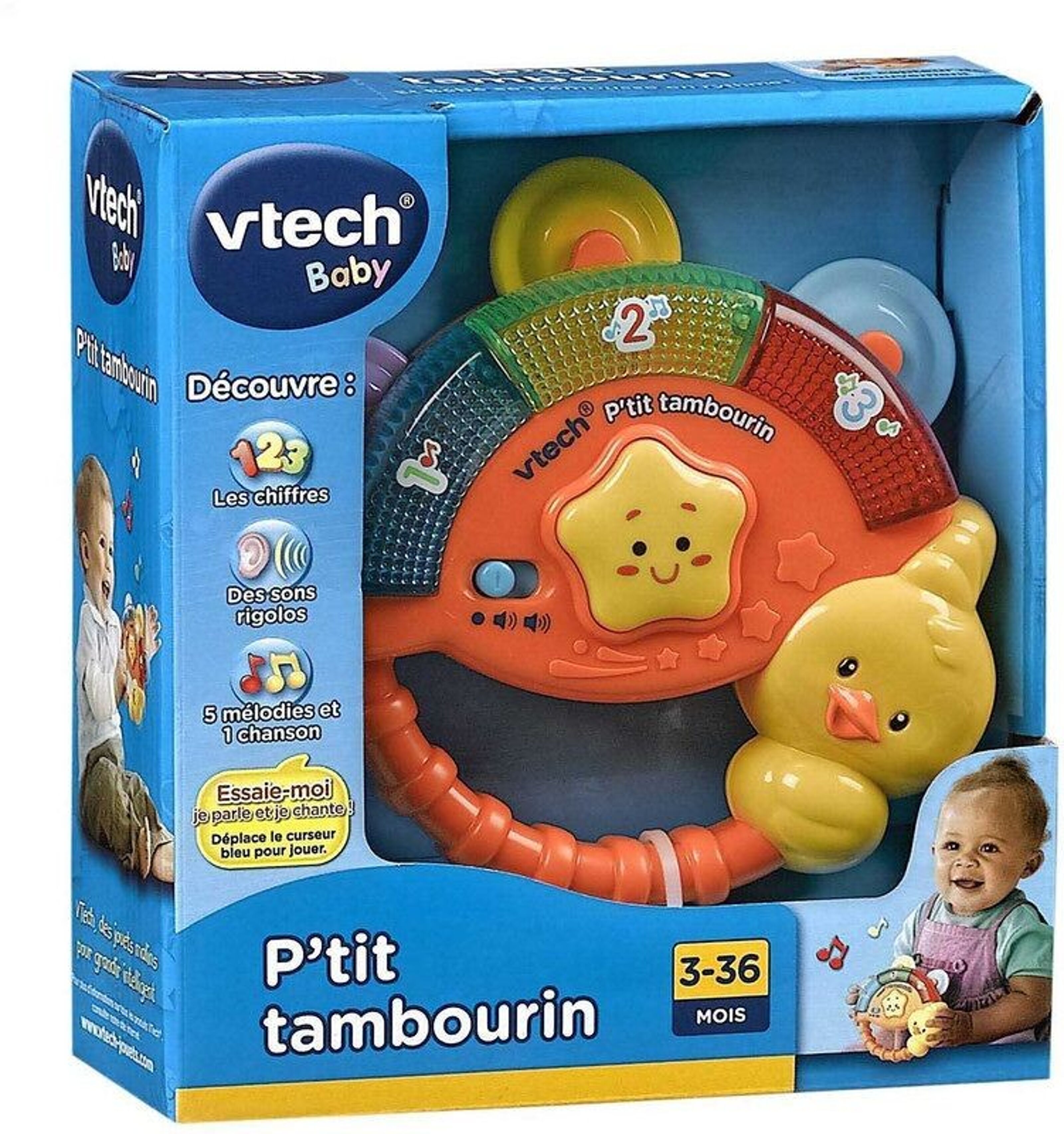 Hochet P'tit pingouin - Hochet musical bébé - VTech Baby