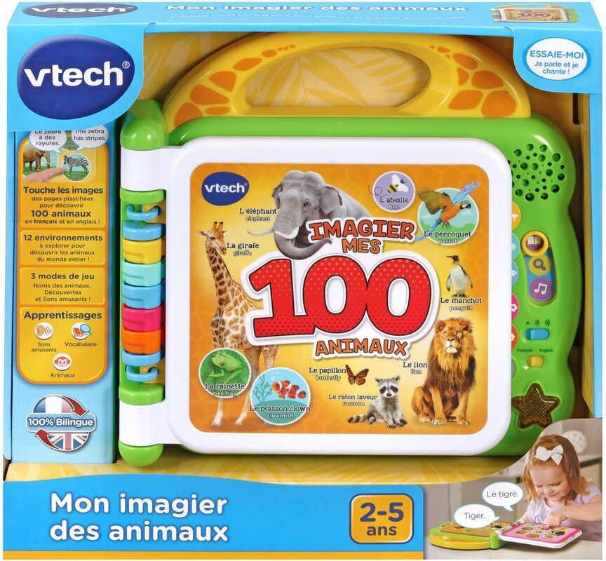 VTECH - Mon Imagier Bilingue Animaux