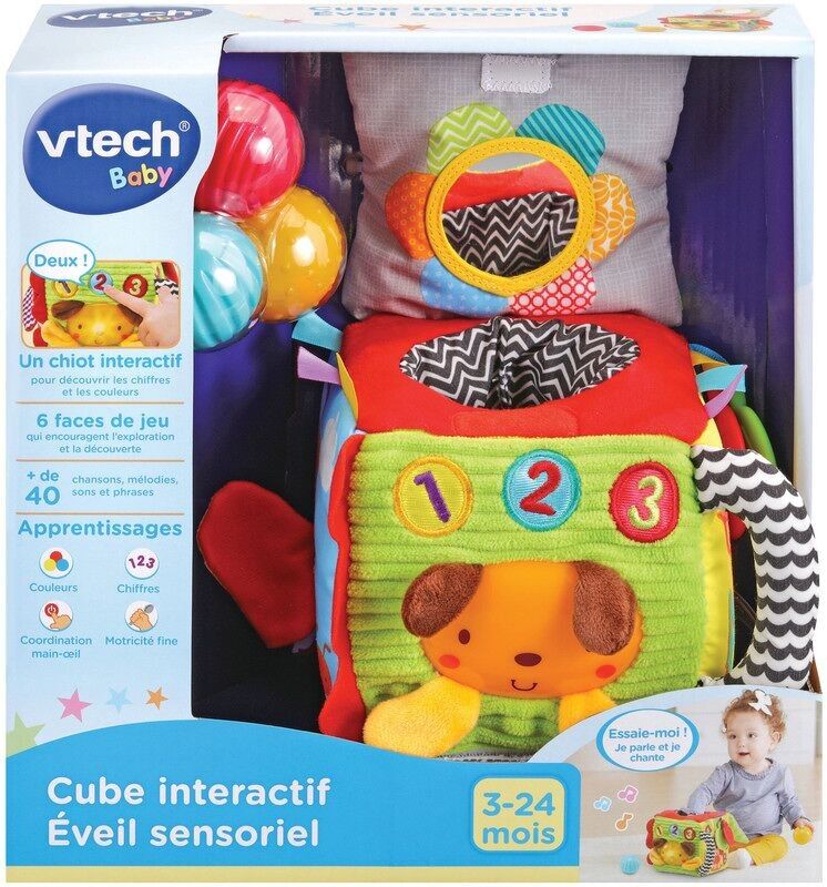 VTECH - Cube Interactif Eveil Sensoriel