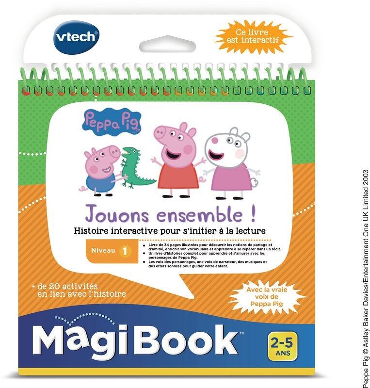 VTECH - Libro Magibook Peppa Pig