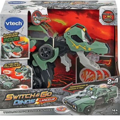 Lanciatore Switch Go Dinos Tyram T-Rex