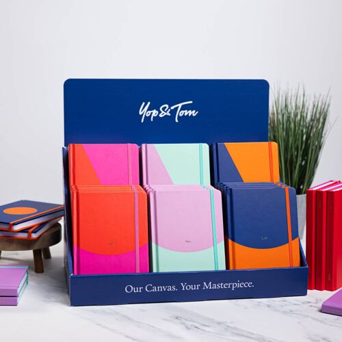 Yop & Tom Notebook Starter Pack with FREE display stand