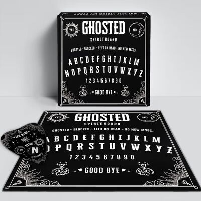 Ghosted Spirit Board avec Planchette I Ouija Board I Cadeau de Noël I Hen Party I Girls Night In I Halloween I Jeu de nouveauté