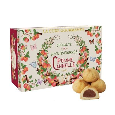 BOX OF COOKIES WITH APPLE CINNAMON FILLED