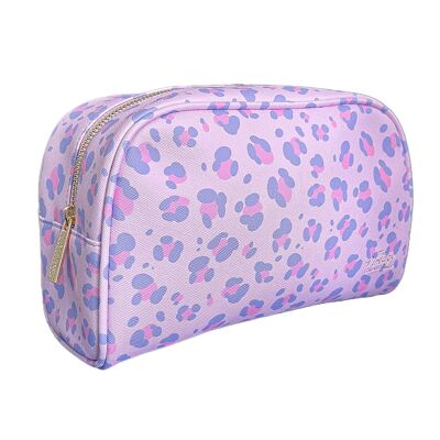 Large Oval Bag Lilac Leopard