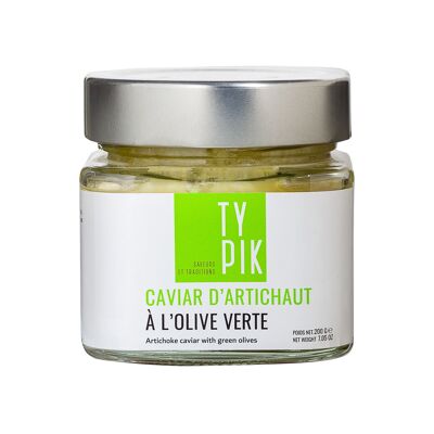 Caviale di carciofi e olive verdi