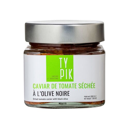 Caviar de tomate séchée & olive noire