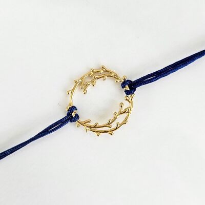 Blue Olympic laurel bracelet