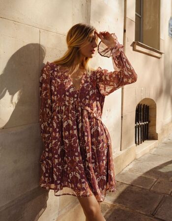 Robe Emma Bordeaux 6