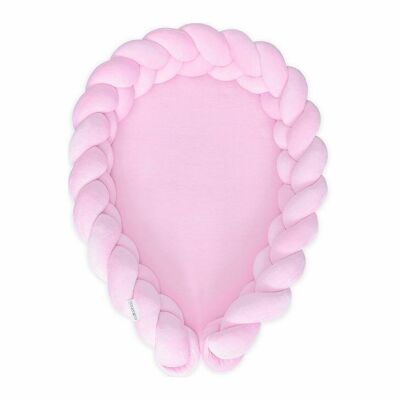 2in1 Braided Cot Bumper Reducer Light pink