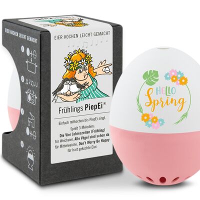 Spring Beep Egg - rosado / temporizador inteligente