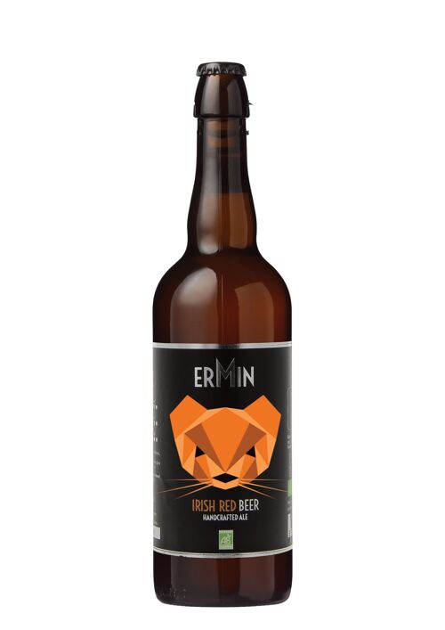 Bière Bio - ERMIN - Rousse "Irish Red" 75CL