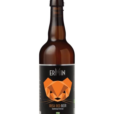 Organic Beer - ERMIN - Rousse "Irish Red" 75CL