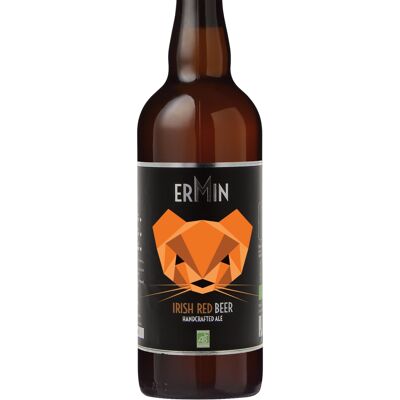 Bio-Bier - ERMIN - Rousse „Irish Red“ 75CL