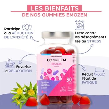 Complément alimentaire - GUUMIES - Emozen - vendu par 15 2