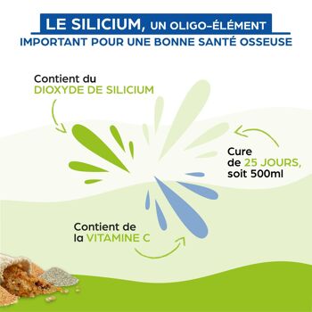 Complément alimentaire  - FLACON DE LIQUIDES - Silice - vendu par 15 4