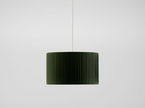 Olive Green Pleated Large Shade