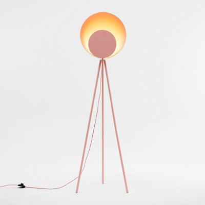Rosa Diffusor-Stehlampe