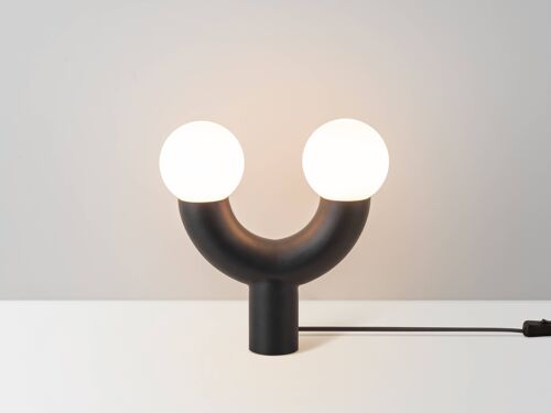 Charcoal Grey Tube Table Light