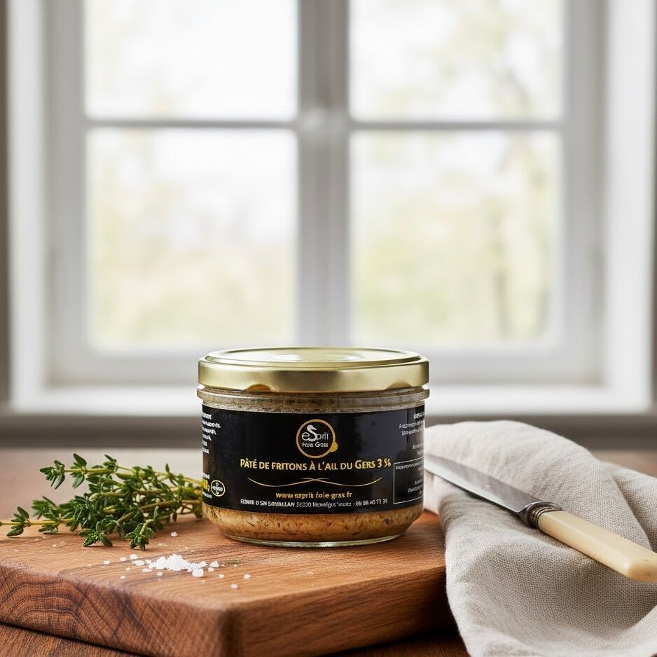 Paté de fritón con ajo Gers 3% – 200 g