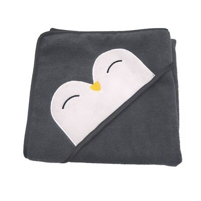 Downtime Penguin Hooded Towel