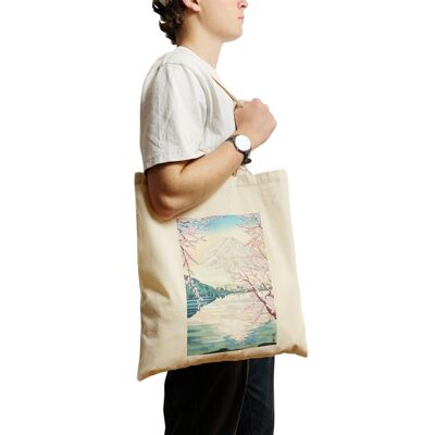 Hokusai: Sechsunddreißig Ansichten des Berges Fuji Canvas Tote Bag