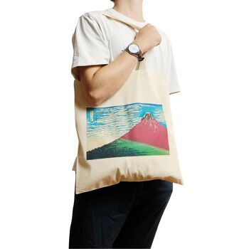 Art japonais Fine Wind, Clear Morning Tote Bag Hokusai 3