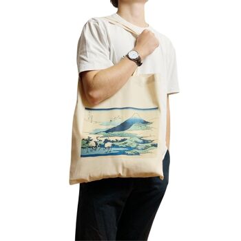 Umezawa dans la province de Sagami Tote Bag Grande Vague de Kanagawa 4