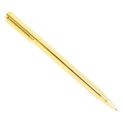 Metal rollerball pen gold: essentials