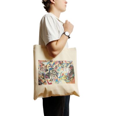 Kandinsky Composition VII Famous Vintage Abstract Tote Bag