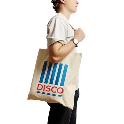 Lustige Disco-Einkaufstasche, großer, hochwertiger Grafikdruck