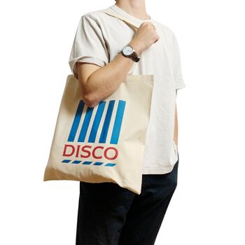 Funny Disco Tote Bag Grand imprimé graphique de haute qualité 2