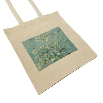 Vincent Van Gogh Flower Almond Blossom Canvas Tote Bag