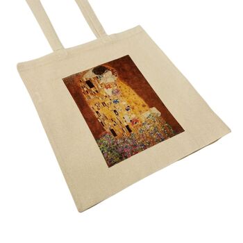 Le Baiser de Gustav Klimt Tote Bag Célèbre Vintage Art 4