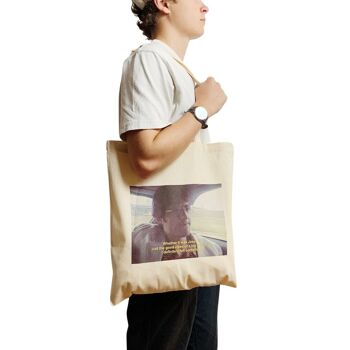 Louis Theroux Nigh Out Jesus Vibes Funny Tote Bag Années 90 Y2K 3