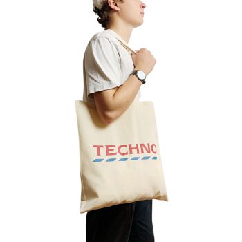 Sac fourre-tout Techno avec imprimé parodie Tesco Joke 2