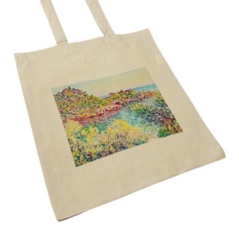 Claude Monet Tote Bag 'Paysage près de Montecarlo' 1