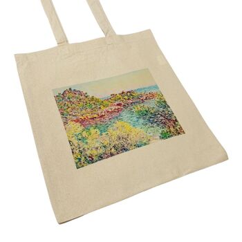 Claude Monet Tote Bag 'Paysage près de Montecarlo' 2